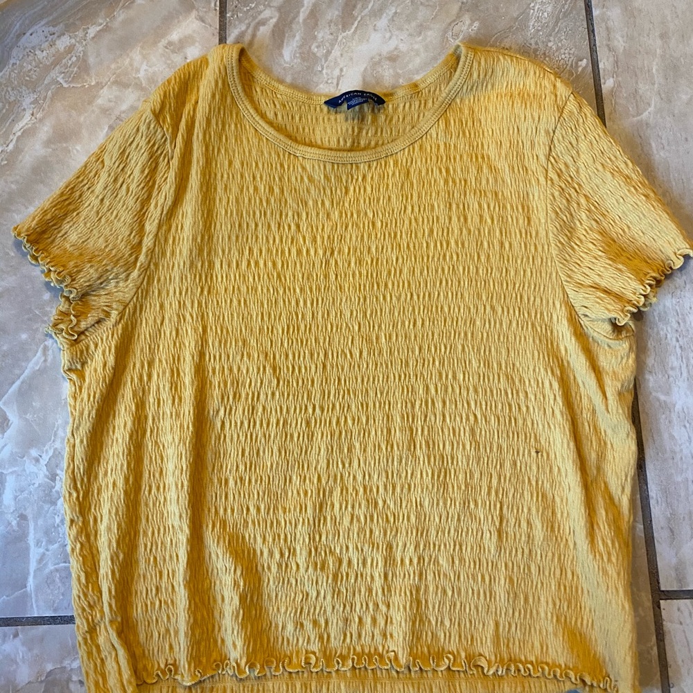 Mustard yellow top